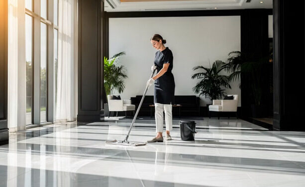Limpieza en hoteles y oficinas